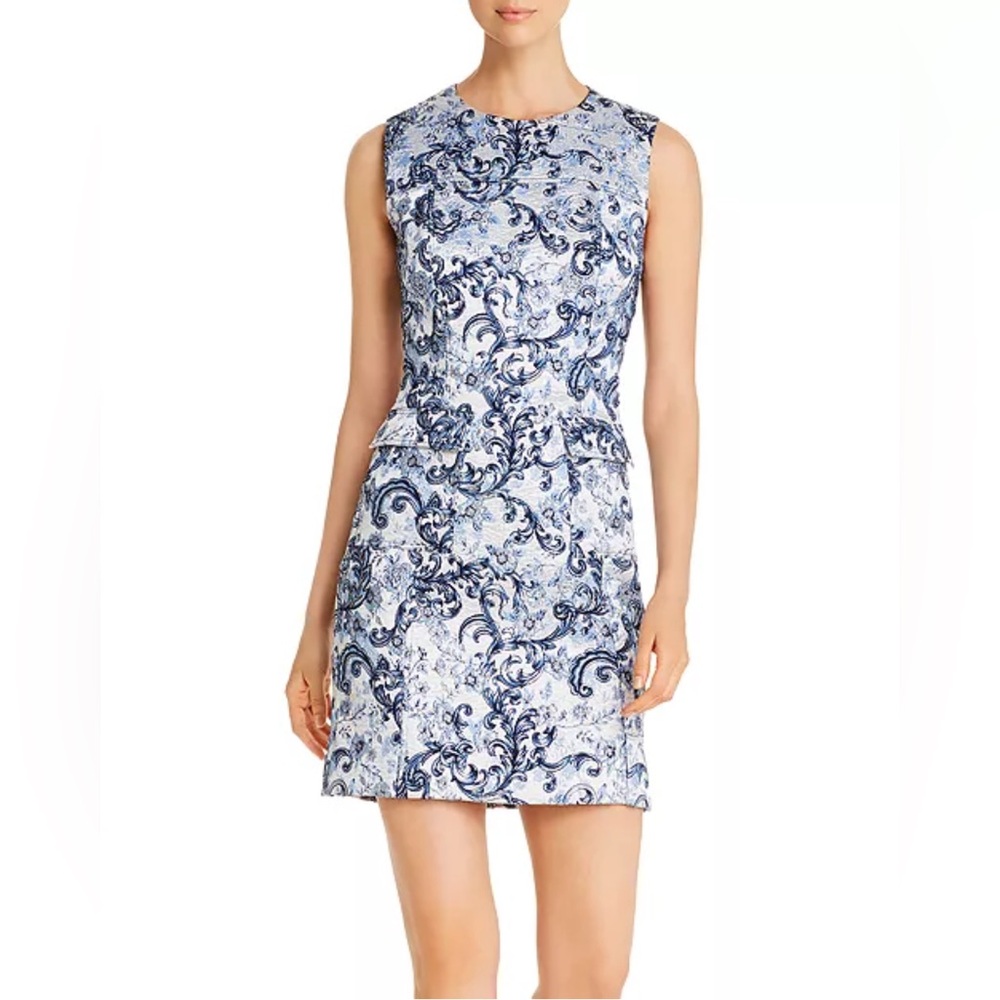 NWT SOLD-OUT Elie Tahari Jaelyn Matelassé Jacquard Sheath Dress